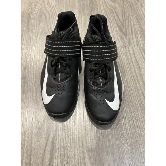 Nike Savaleos Black White CV5708-010 Size 10 WeightLifting Shoes Gym Training - Picture 4 of 12